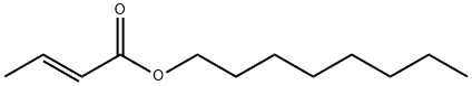 2-Butenoic acid, octyl ester, (2E)- Structure