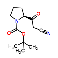 2-Methyl-2-propanyl (2S)-2-(cyanoacetyl)-1-pyrrolidinecarboxylate picture