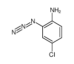 2-azido-4-chloroaniline Structure
