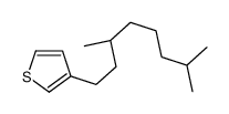 3-[(3S)-3,7-dimethyloctyl]thiophene Structure