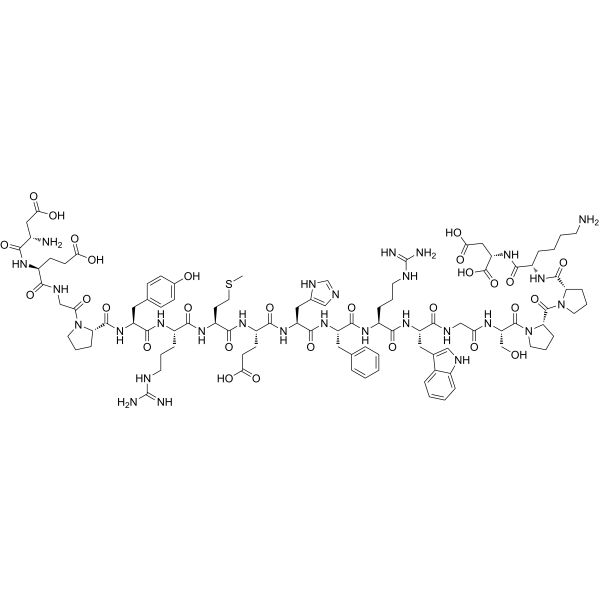 β-MSH (monkey)结构式