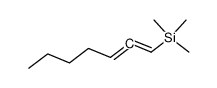 1,2-heptadienyltrimethylsilane Structure