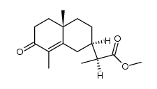 methyl 2-((2R,4aS)-4a,8-dimethyl-7-oxo-1,2,3,4,4a,5,6,7-octahydronaphthalen-2-yl)propanoate Structure