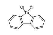 5,5-dichlorodibenzotellurophene结构式