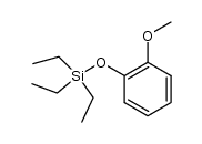 triethyl-(2-methoxy-phenoxy)-silane Structure