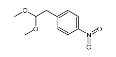 1-(2,2-Dimethoxyethyl)-4-nitro-benzene结构式