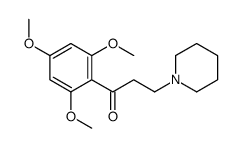 3-(1-Piperidinyl)-1-(2,4,6-trimethoxyphenyl)-1-propanone结构式