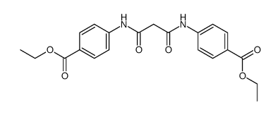 N,N'-di-4-carboethoxyanilide of malonic acid结构式