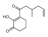 2-hydroxy-3-(3-methylhex-5-enoyl)cyclohex-2-en-1-one Structure