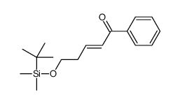 5-[tert-butyl(dimethyl)silyl]oxy-1-phenylpent-2-en-1-one结构式