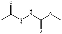 (Acetylamino)thiocarbamic acid O-methyl ester Structure