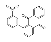 1-(3-Nitrophenyl)-9,10-anthraquinone结构式
