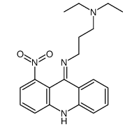 N',N'-diethyl-N-(1-nitroacridin-9-yl)propane-1,3-diamine结构式