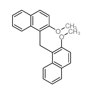 Naphthalene,1,1'-methylenebis[2-methoxy- structure