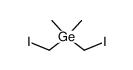 bis(iodomethyl)dimethylgermanium结构式