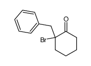 2-benzyl-2-bromocyclohexanone Structure