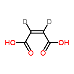 (2Z)-(2H2)-2-Butenedioic acid Structure