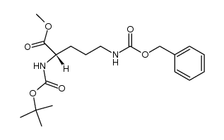 Boc-Orn(Cbz)-OMe Structure