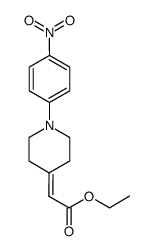ETHYL 2-[1-(4-NITROPHENYL)-4-PIPERIDINYLIDENE]ACETATE结构式