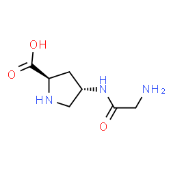 D-Proline, 4-[(aminoacetyl)amino]-, (4S)- (9CI) picture