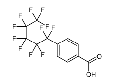 4-(1,1,2,2,3,3,4,4,5,5,5-undecafluoropentyl)benzoic acid Structure
