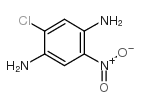 2-chloro-5-nitro-1,4-phenylenediamine structure