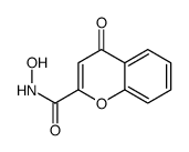 chromone-2-carbohydroxamic acid结构式