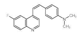 Benzenamine,4-[2-(6-fluoro-4-quinolinyl)ethenyl]-N,N-dimethyl- picture