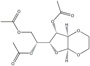 1-O,2-O-(1,2-Ethanediyl)-α-D-glucofuranose 3,5,6-triacetate结构式