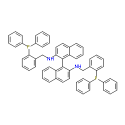 R-N,N'-bis[[2-(diphenylphosphino)phenyl]Methyl]-[1,1'-Binaphthalene]-2,2'-diamine structure