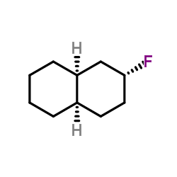 Naphthalene, 2-fluorodecahydro-, (2R,4aR,8aS)-rel- (9CI) Structure