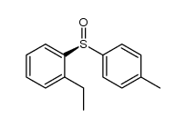 (S)-1-ethyl-2-(p-tolylsulfinyl)benzene Structure