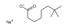 sodium,7,7-dimethyloctanoate Structure