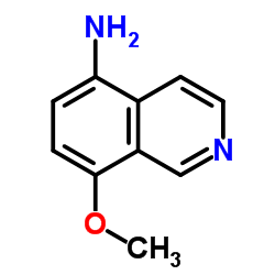 8-甲氧基异喹啉-5-胺结构式