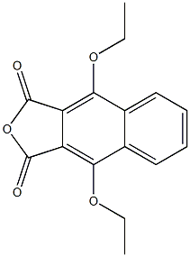 4,9-bis(ethyloxy)naphtho[2,3-c]furan-1,3-dione结构式