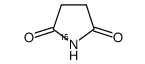 琥珀酰亚胺-15N结构式