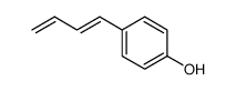 Phenol, 4-(1,3-butadienyl)- (9CI) Structure