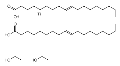 bis(oleato-O)bis(propan-2-olato)titanium structure