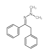 N-(1,2-diphenylethylideneamino)-N-methyl-methanamine Structure