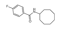 Benzamide, N-cyclooctyl-4-fluoro- (9CI)结构式