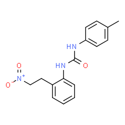 N-(4-METHYLPHENYL)-N'-[2-(2-NITROETHYL)PHENYL]UREA结构式