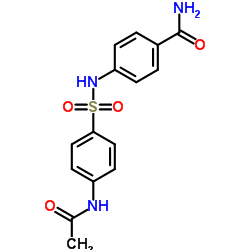 4-{[(4-Acetamidophenyl)sulfonyl]amino}benzamide Structure