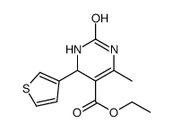 5-Pyrimidinecarboxylicacid,1,2,3,4-tetrahydro-6-methyl-2-oxo-4-(3-thienyl)-,ethylester(9CI) Structure