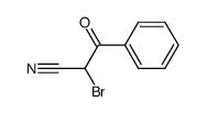 1-bromo-2-oxo-2-phenylethyl cyanide Structure