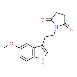 1-[2-(5-methoxy-1H-indol-3-yl)ethyl]pyrrolidin-2,5-dione picture