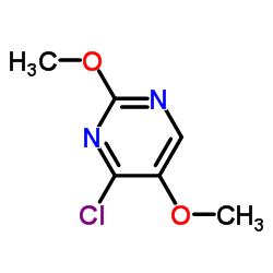 2,5-二甲氧基-4-氯嘧啶结构式