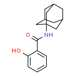 N-(1-adamantyl)-2-hydroxybenzamide结构式