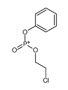 2-chloroethoxy-oxo-phenoxyphosphanium Structure