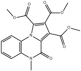 4,5-Dihydro-5-methyl-4-oxopyrrolo[1,2-a]quinoxaline-1,2,3-tricarboxylic acid trimethyl ester picture