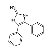 4,5-diphenyl-1H-imidazol-2-amine结构式
